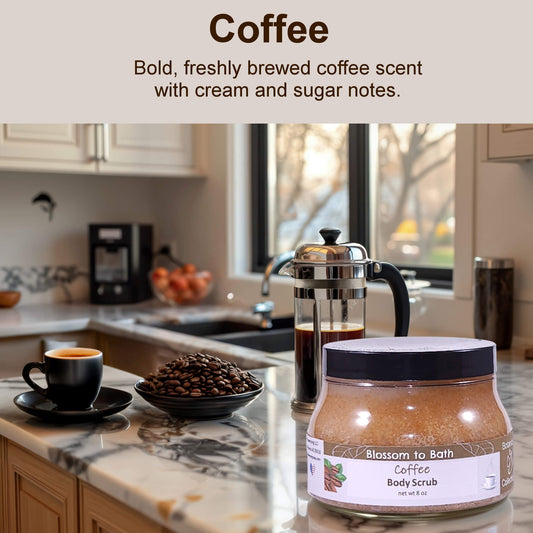Coffee Body Scrub (8 Ounce) - Natural Fragrance