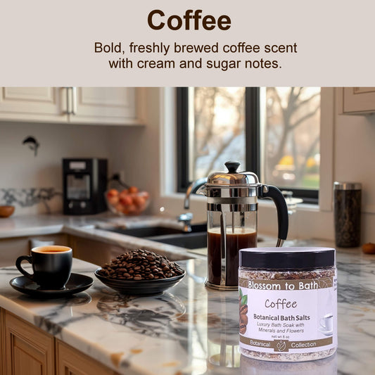Coffee Botanical Bath Salts (8 ounce) - Natural Fragrance