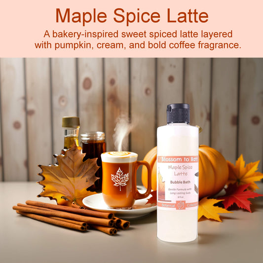 Maple Spice Latte Bubble Bath (8 ounce) - Natural Fragrance