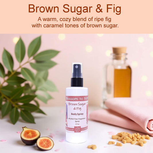 Brown Sugar & Fig Body Spray (4 Ounce) - Natural Fragrance
