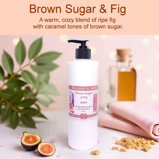 Brown Sugar & Fig Lotion (16 ounce) - Natural Fragrance