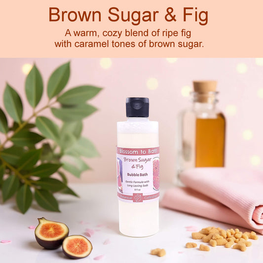 Brown Sugar & Fig Bubble Bath (8 ounce) - Natural Fragrance