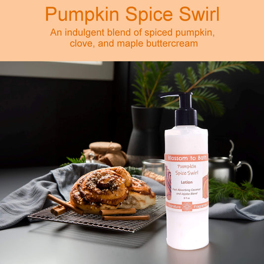 Pumpkin Spice Swirl Lotion (8 Ounce) - Phthalate Free Fragrance