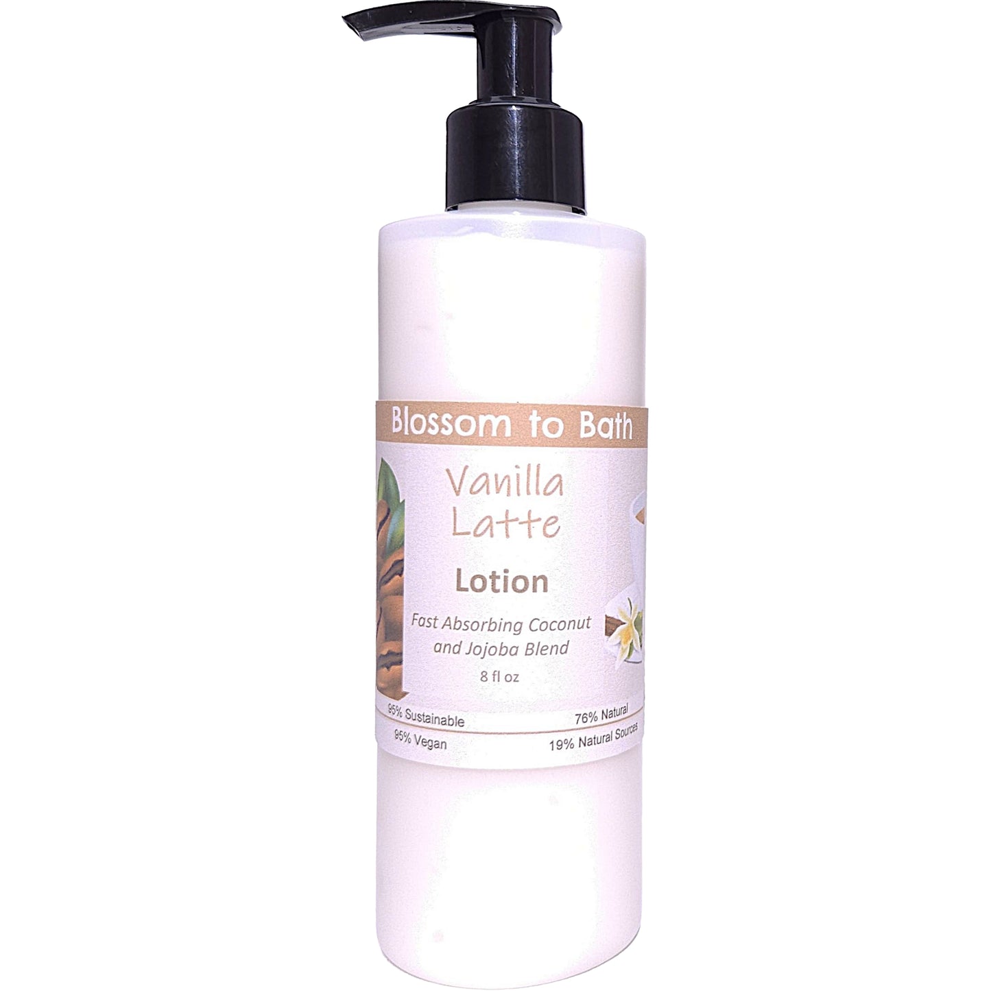 Vanilla Latte Lotion (8 Ounce) - Phthalate Free Fragrance