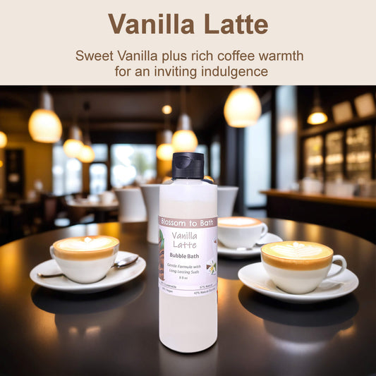 Vanilla Latte Bubble Bath (8 ounce) - Phthalate Free Fragrance