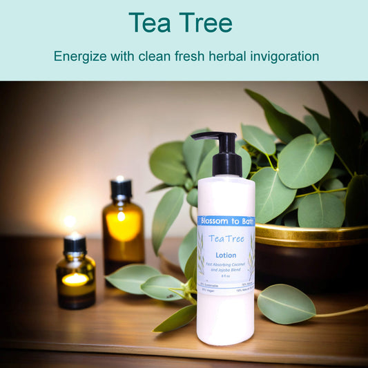 Tea Tree Lotion (8 Ounce) - Pure Essential Oil Fragrance