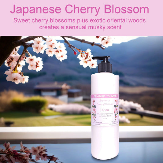 Japanese Cherry Blossom Lotion (16 ounce) - Phthalate Free Fragrance