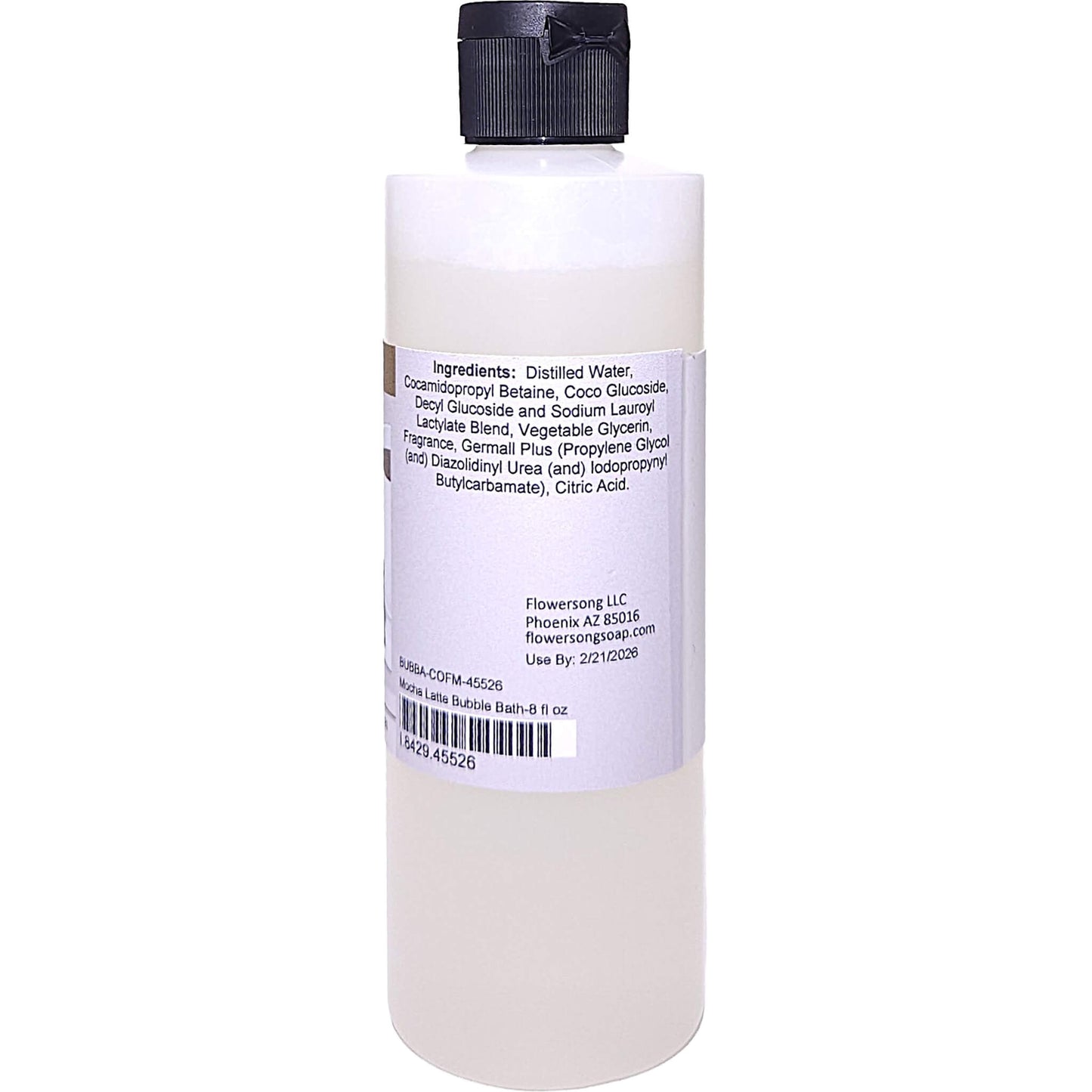 Mocha Latte Bubble Bath (8 ounce) - Phthalate Free Fragrance