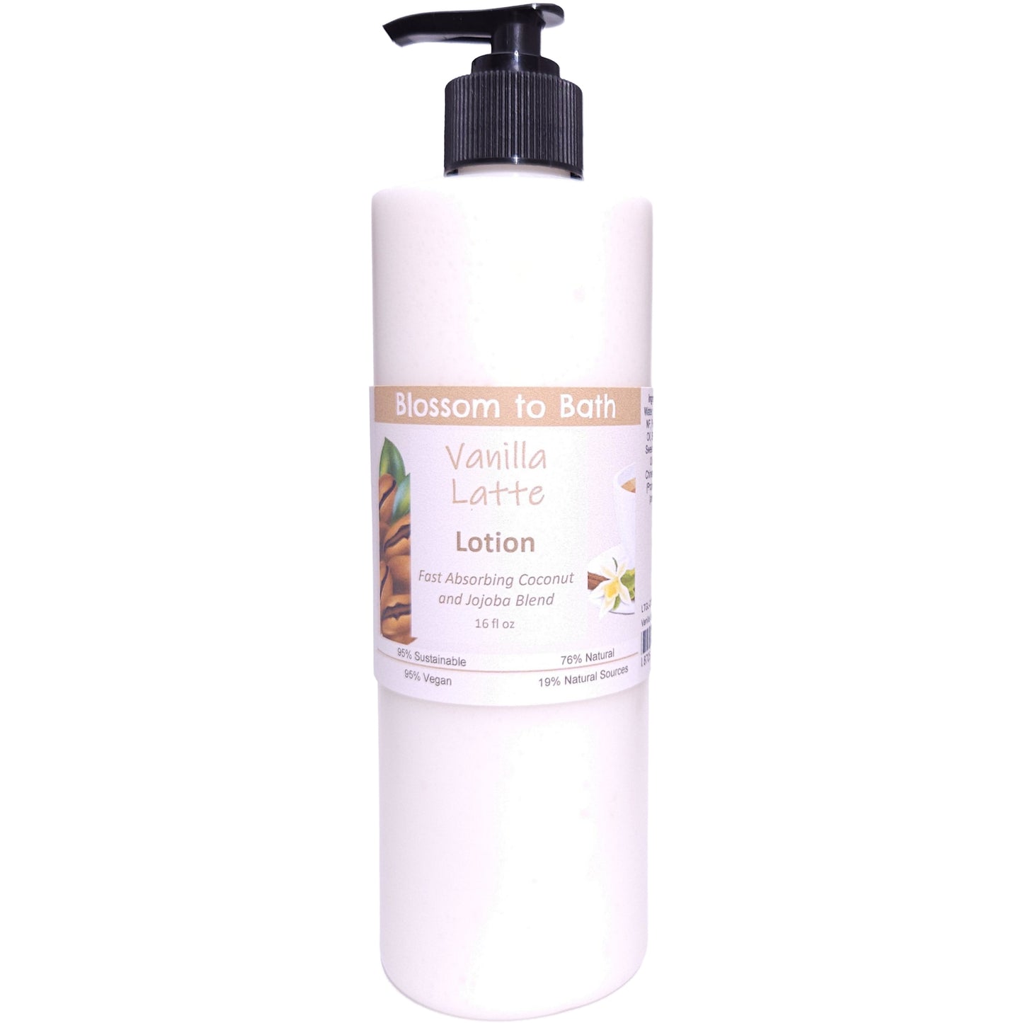 Vanilla Latte Lotion (16 ounce) - Phthalate Free Fragrance