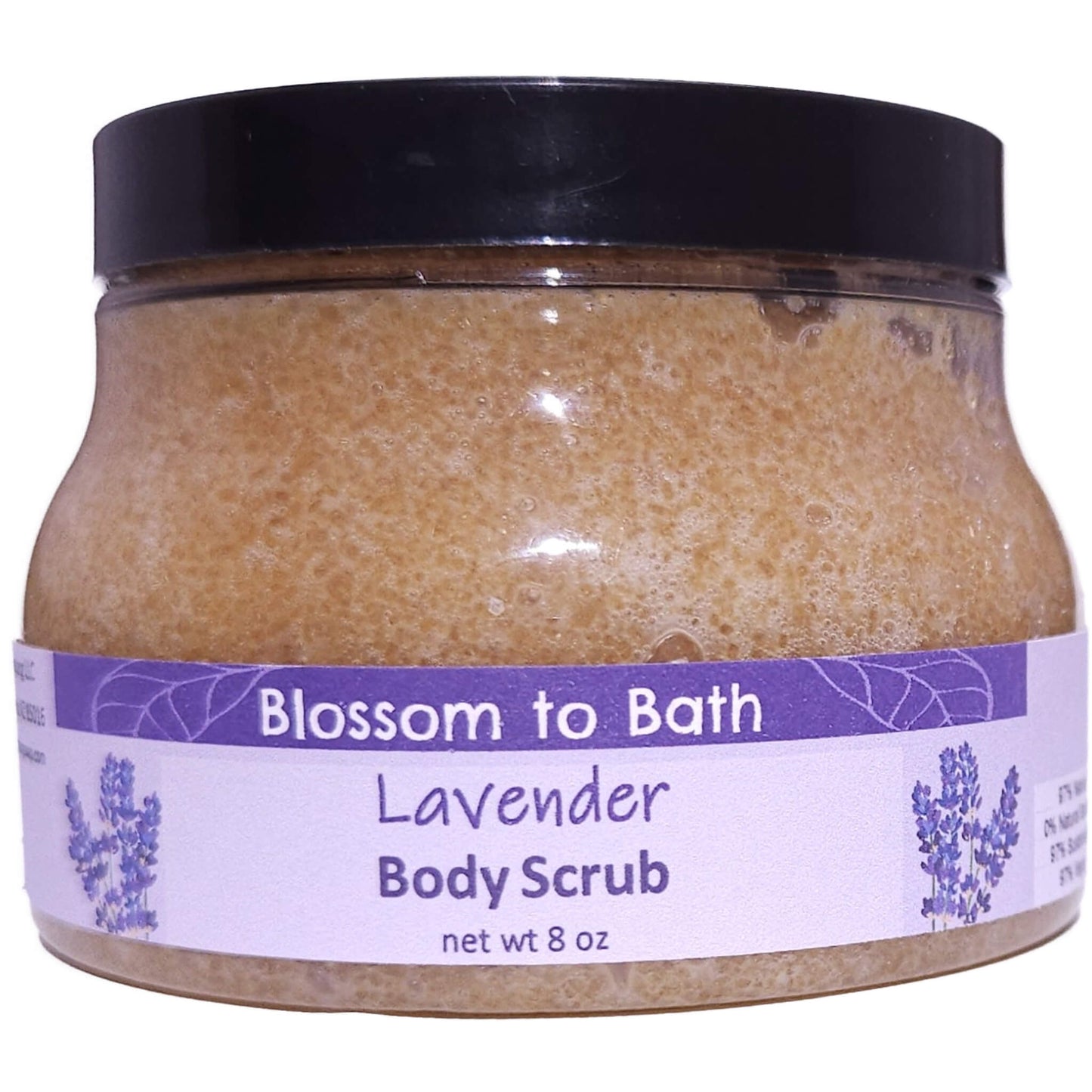 Lavender Body Scrub (8 Ounce) - Pure Essential Oil Fragrance