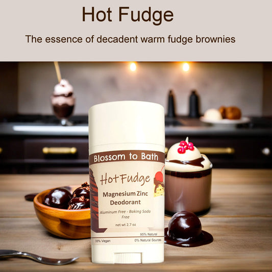 Hot Fudge Magnesium Zinc Deodorant (2.7 ounce) - Phthalate Free Fragrance