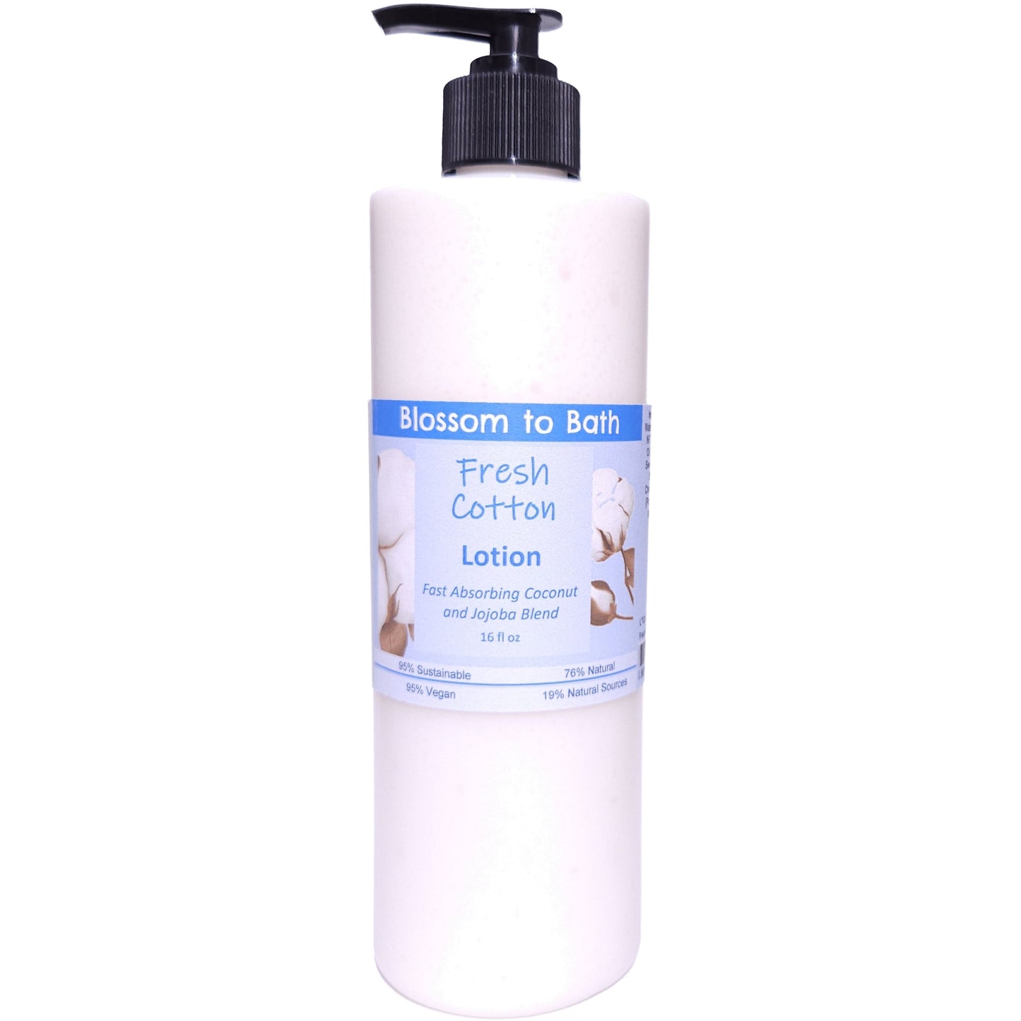 Fresh Cotton Lotion (16 ounce) - Phthalate Free Fragrance