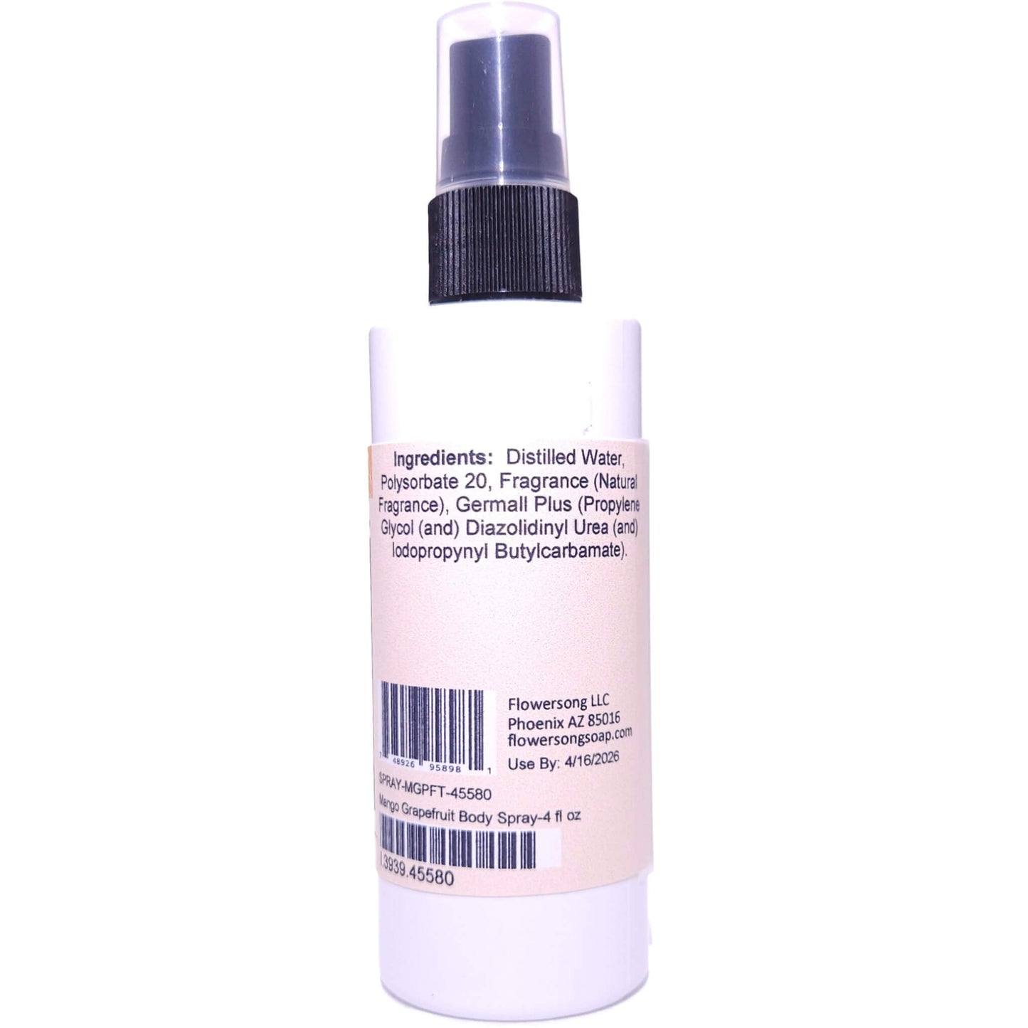 Mango Grapefruit Body Spray (4 Ounce) - Natural Fragrance