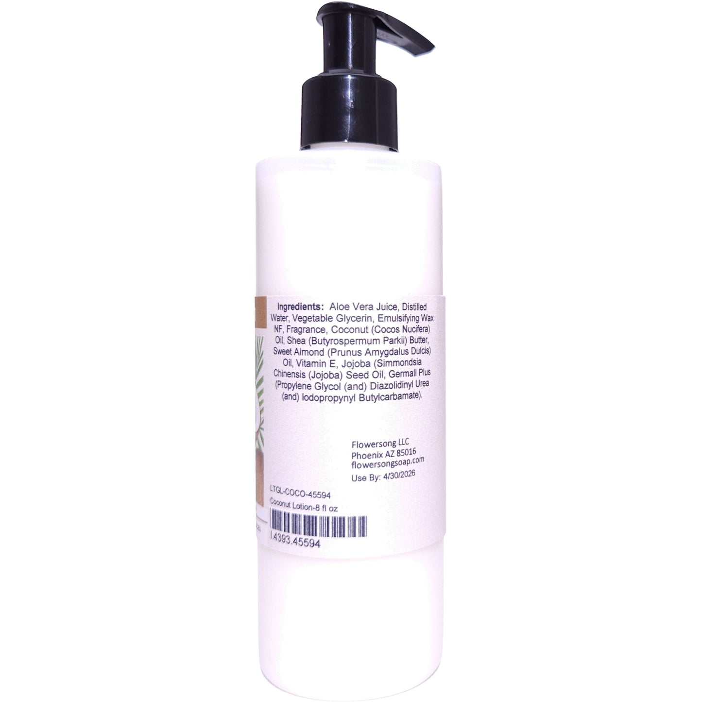 Coconut Lotion (8 Ounce) - Phthalate Free Fragrance