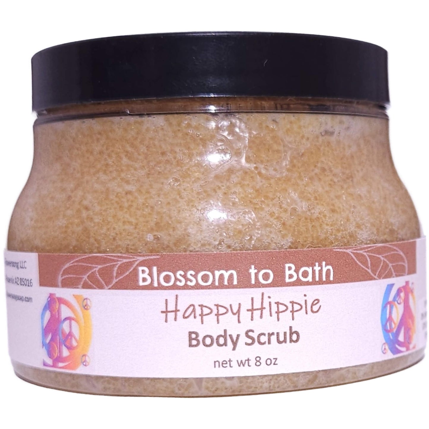 Happy Hippie Body Scrub (8 Ounce) - Pure Essential Oil Fragrance