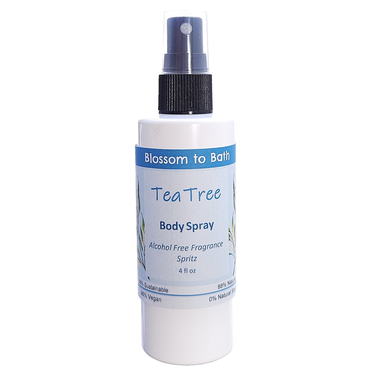 Tea Tree Body Spray (4 Ounce) - Pure Essential Oil Fragrance