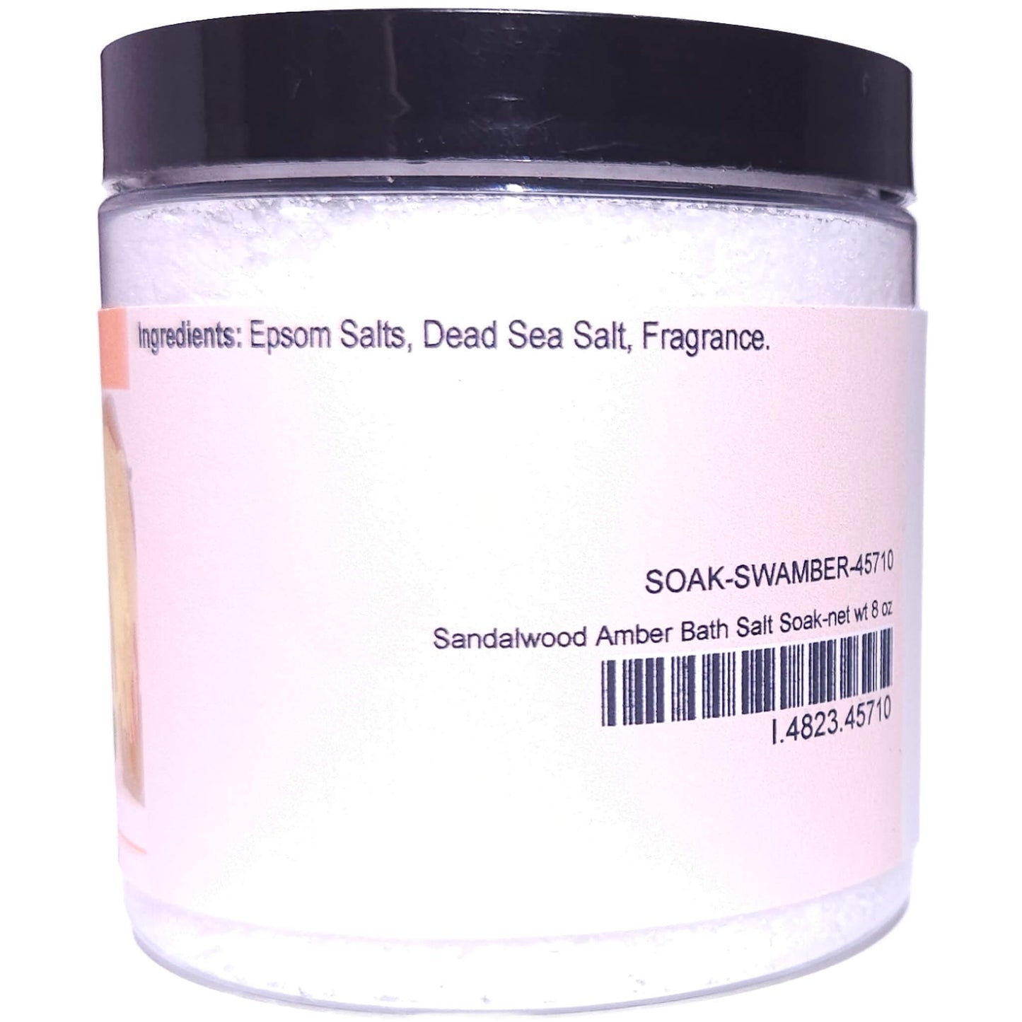 Sandalwood Amber Bath Salt Soak (8 ounce) - Phthalate Free Fragrance