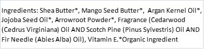 Lumber Beard Butter (2 ounce) - Pure Essential Oil Fragrance
