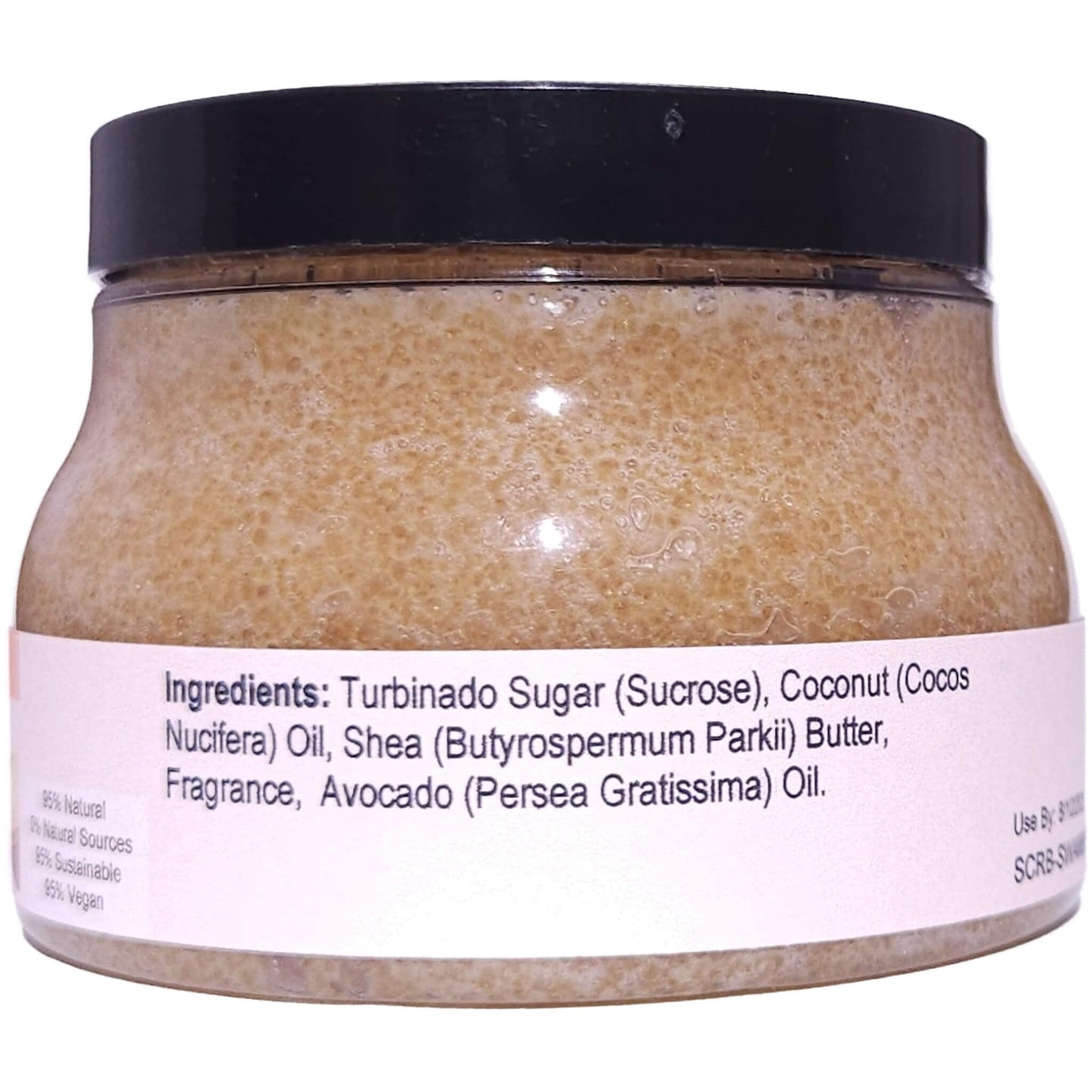 Sandalwood Amber Body Scrub (8 Ounce) - Phthalate Free Fragrance