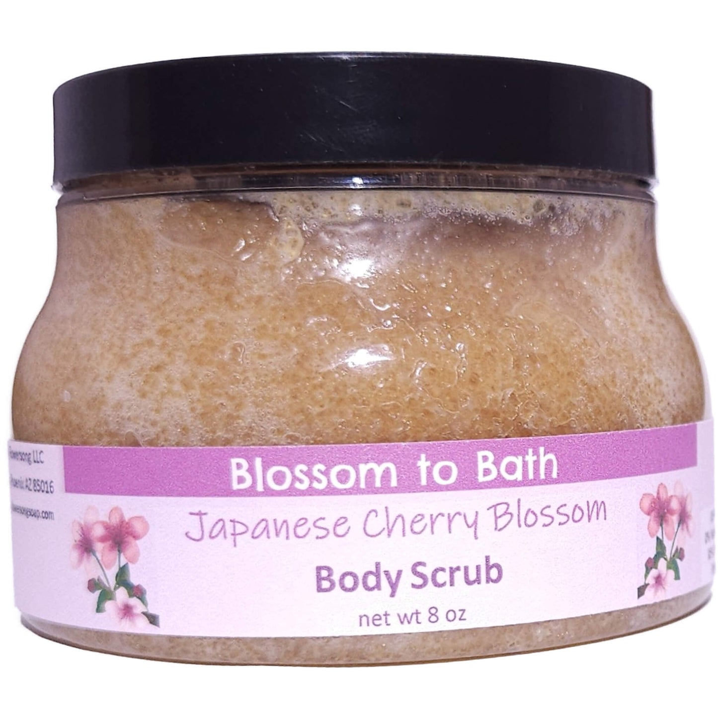 Japanese Cherry Blossom Body Scrub (8 Ounce) - Phthalate Free Fragrance