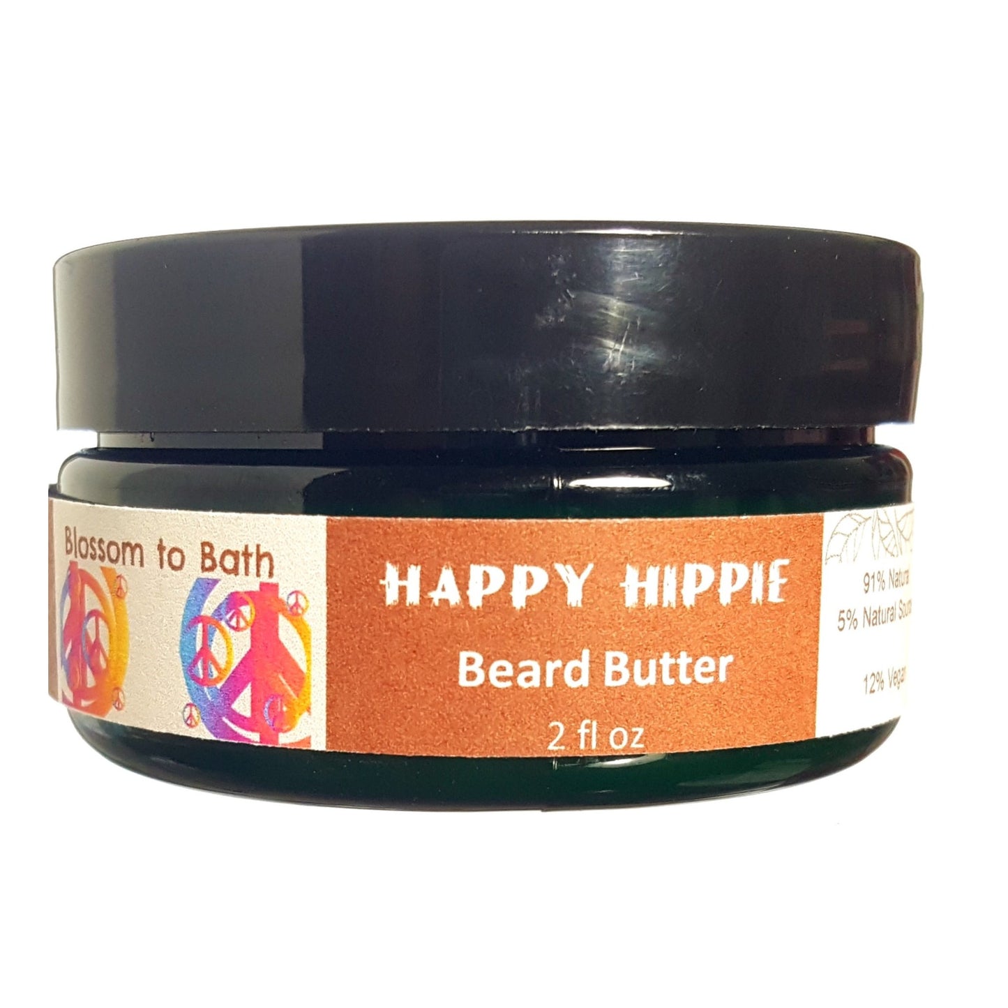 Happy Hippie Beard Butter (2 ounce) - Pure Essential Oil Fragrance