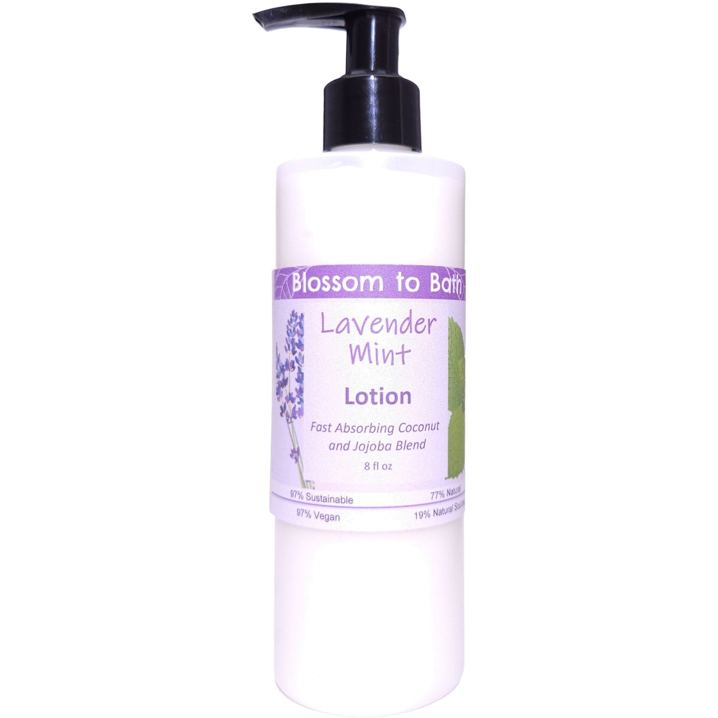 Lavender Mint Lotion (8 Ounce) - Pure Essential Oil Fragrance