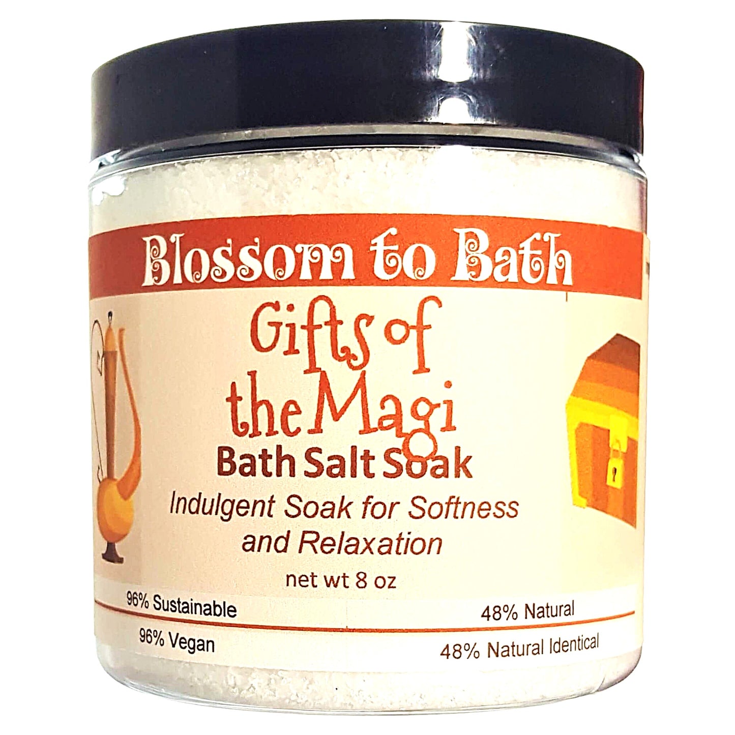 Gifts of the Magi Bath Salt Soak (8 ounce) - Phthalate Free Fragrance
