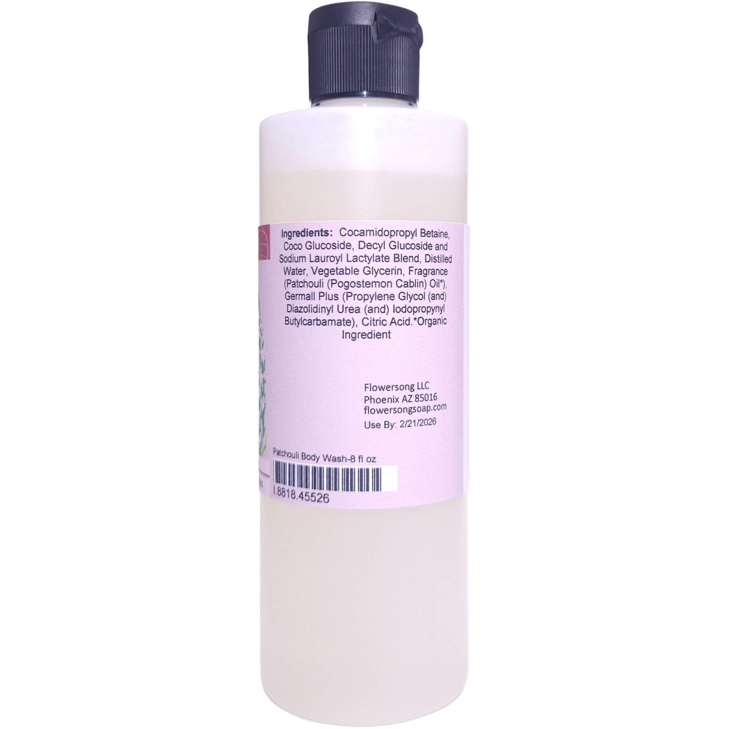 Patchouli Body Wash (8 Ounce) - Pure Essential Oil Fragrance