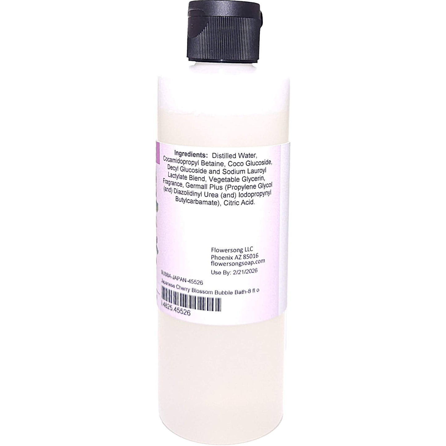Japanese Cherry Blossom Bubble Bath (8 ounce) - Phthalate Free Fragrance