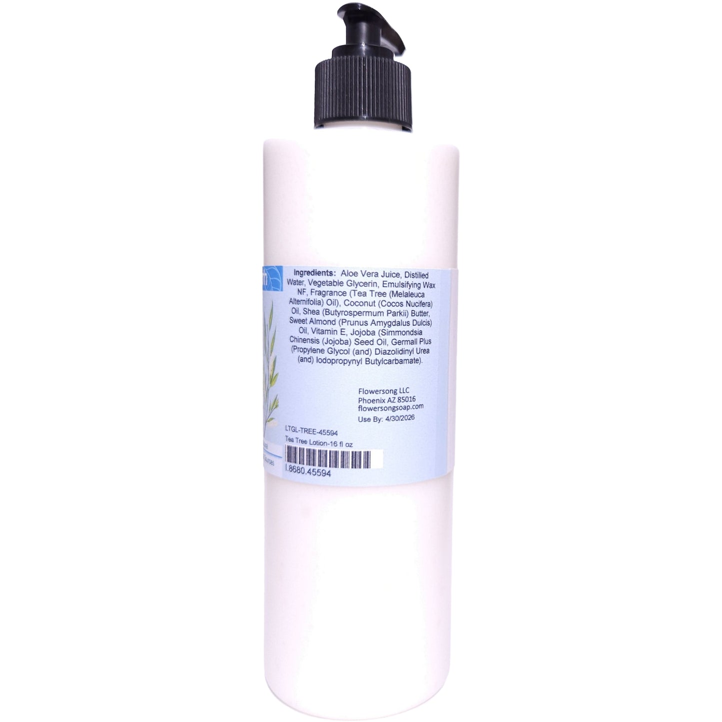 Tea Tree Lotion (16 ounce) - Pure Essential Oil Fragrance