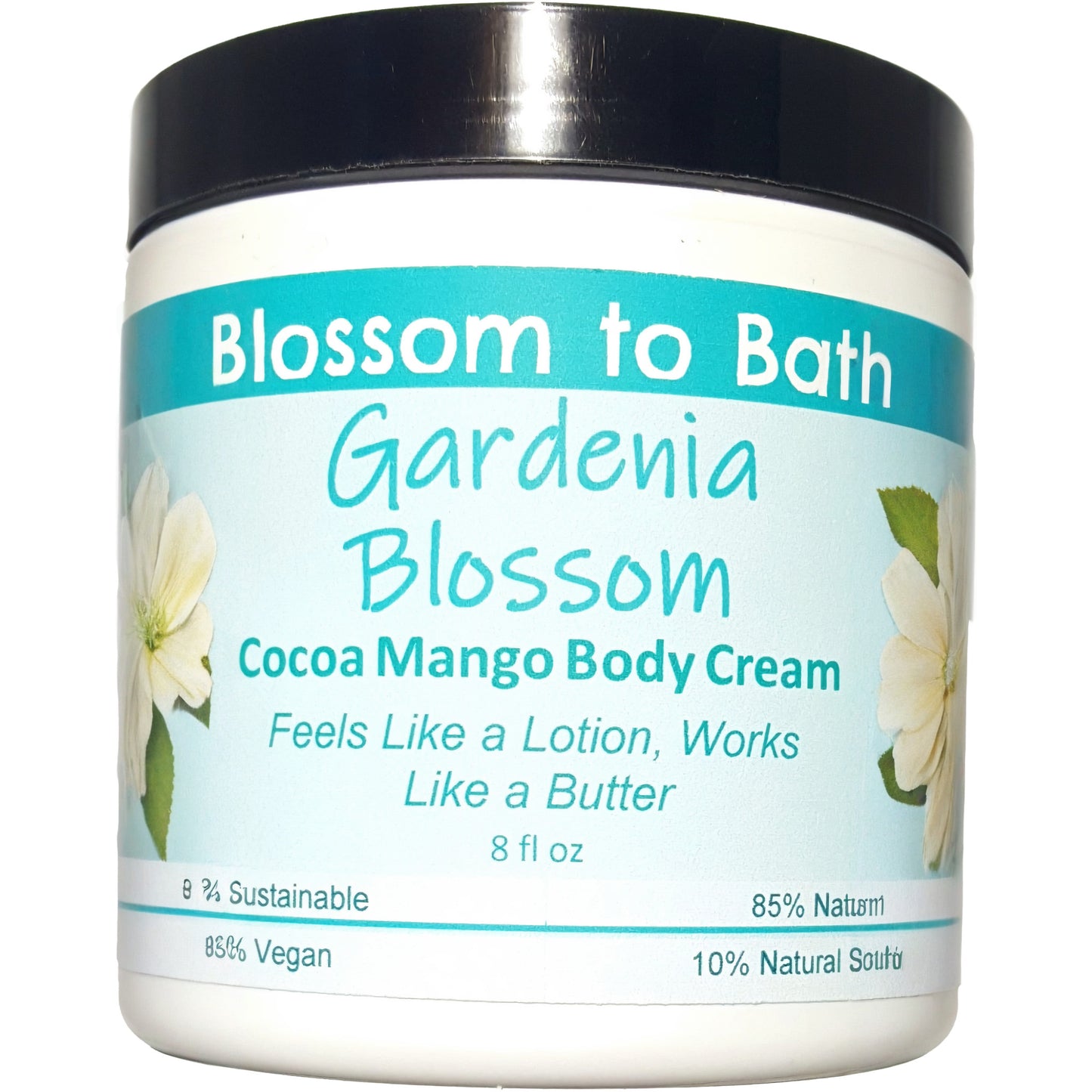 Gardenia Blossom Cocoa Mango Body Cream (8 Ounce) - Phthalate Free Fragrance