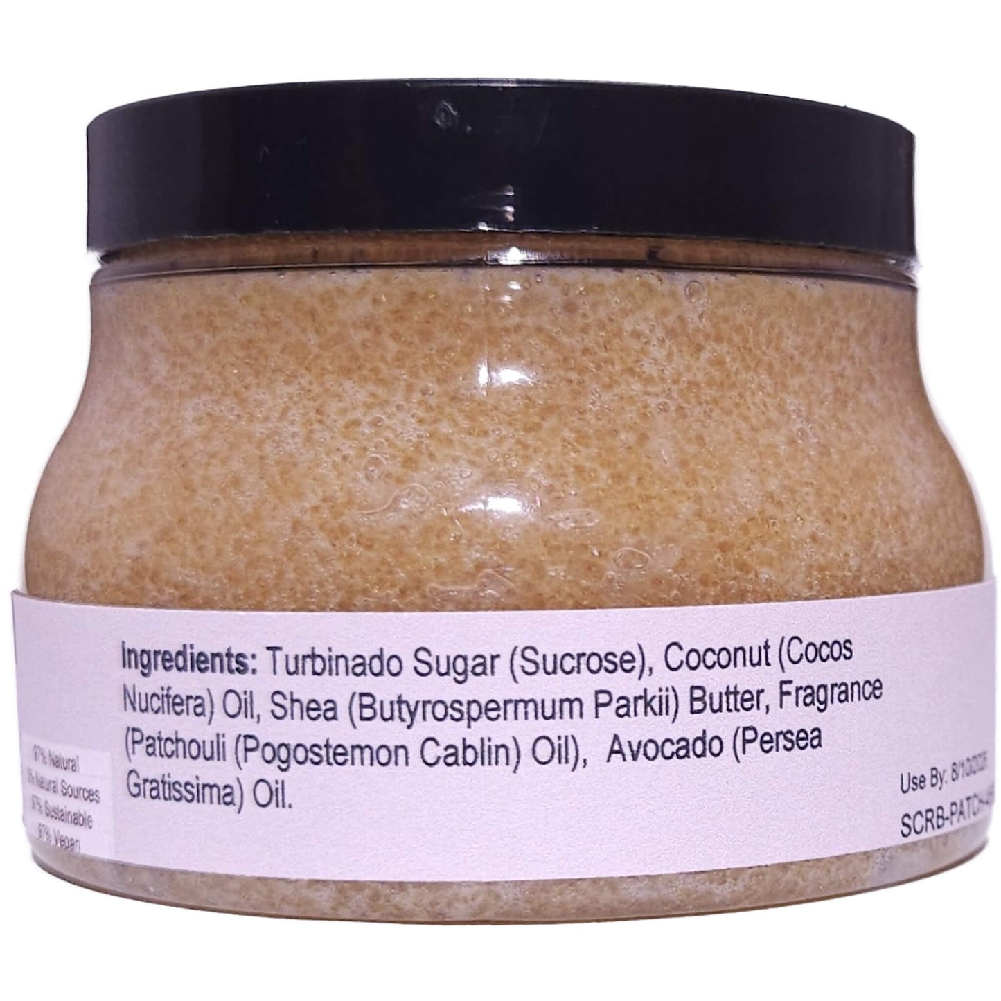 Patchouli Body Scrub (8 Ounce) - Pure Essential Oil Fragrance