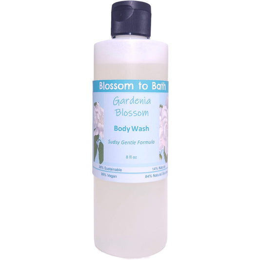 Gardenia Blossom Body Wash (8 Ounce) - Phthalate Free Fragrance