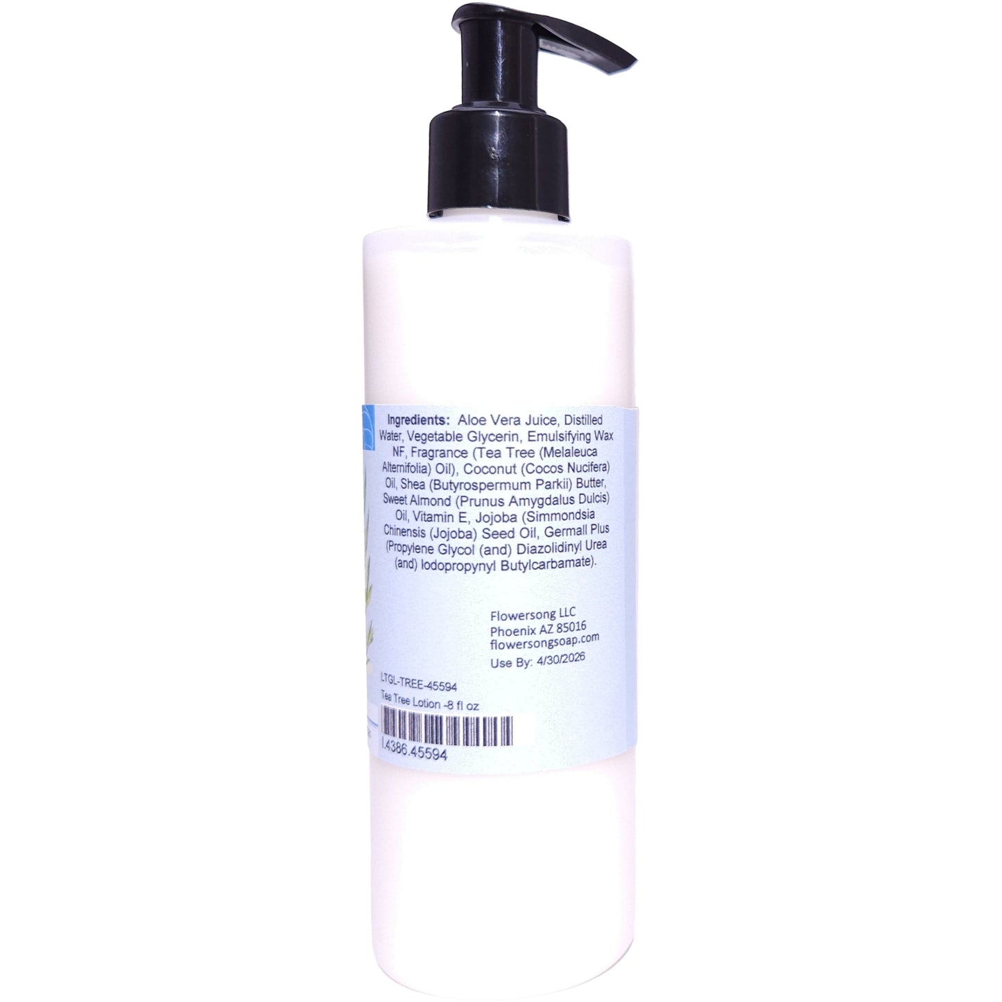 Tea Tree Lotion (8 Ounce) - Pure Essential Oil Fragrance