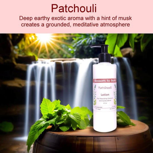 Patchouli Lotion (8 Ounce) - Pure Essential Oil Fragrance