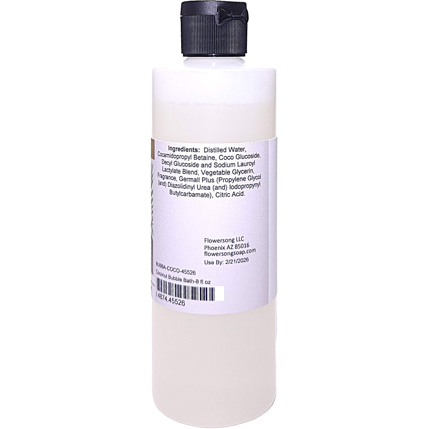 Coconut Bubble Bath (8 ounce) - Phthalate Free Fragrance