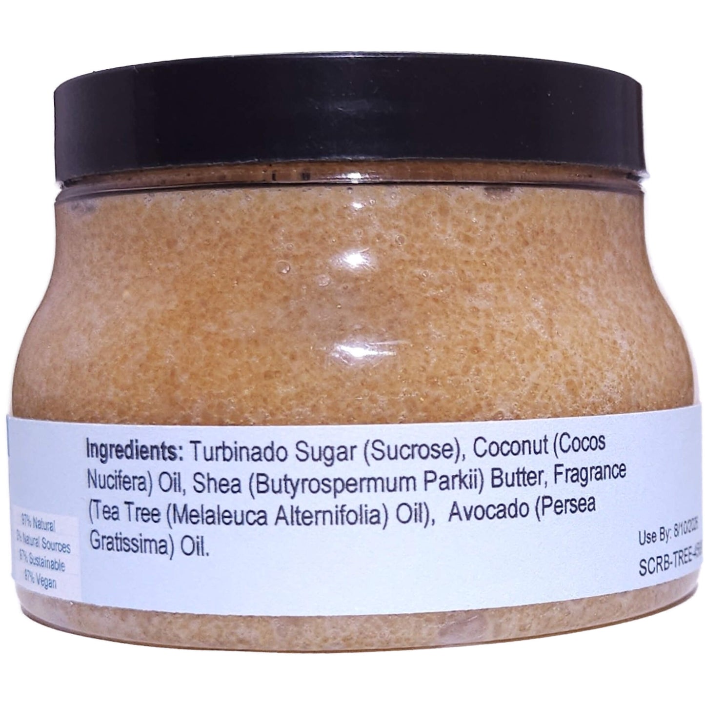 Tea Tree Body Scrub (8 Ounce) - Pure Essential Oil Fragrance