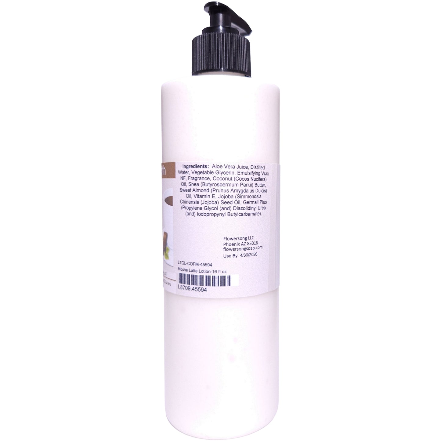 Mocha Latte Lotion (16 ounce) - Phthalate Free Fragrance