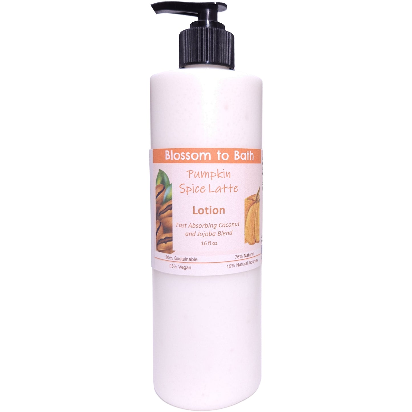 Pumpkin Spice Latte Lotion (16 ounce) - Phthalate Free Fragrance