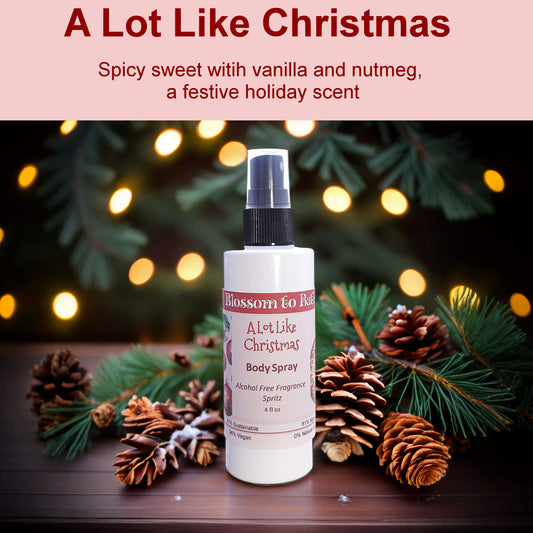 A Lot Like Christmas Body Spray (4 Ounce) - Phthalate Free Fragrance