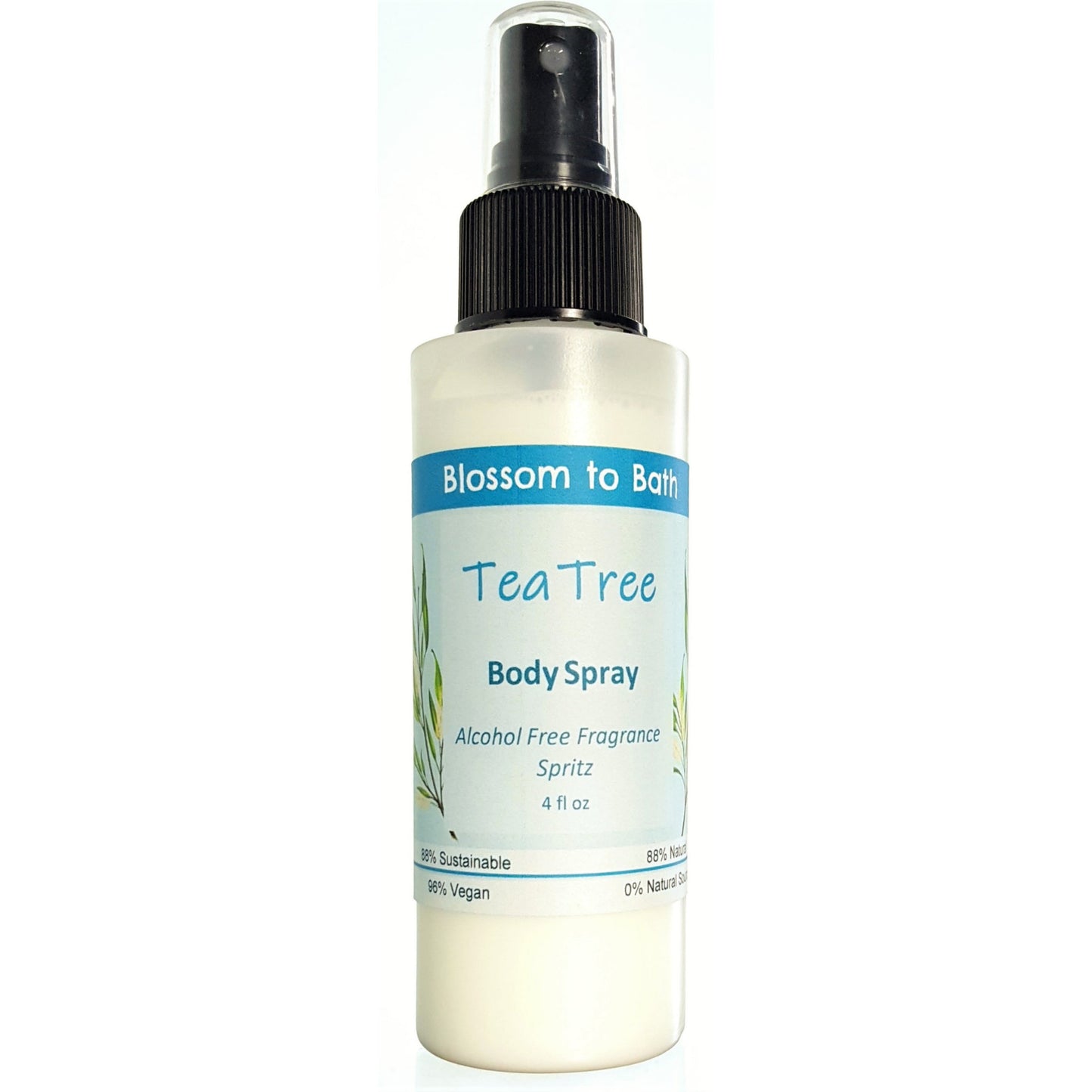 Buy Blossom to Bath Tea Tree Body Spray from Flowersong Soap Studio.  Natural luxurious freshening of skin, linens, or air  Tea tree's fresh fragrance embodies a deep down clean.