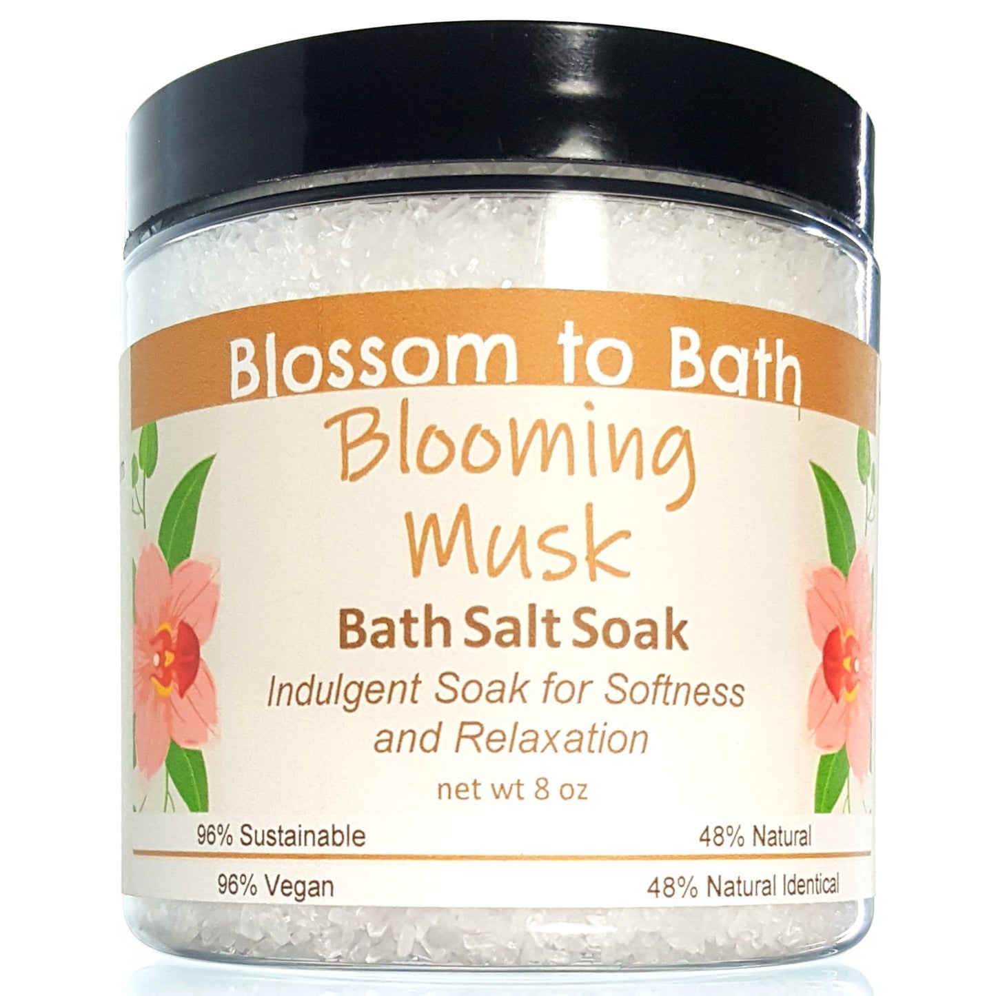 Buy Blossom to Bath Blooming Musk Bath Salt Soak from Flowersong Soap Studio. Scented epsom salts for a luxurious soaking experience A sensual floral and musk scent that is subtle and feminine.