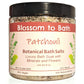 Buy Blossom to Bath Patchouli Botanical Bath Salts from Flowersong Soap Studio.  A hand selected variety of skin loving botanicals and mineral rich salts for a unique, luxurious soaking experience  The pure earthy, woody, spicy scent of straight Patchouli.