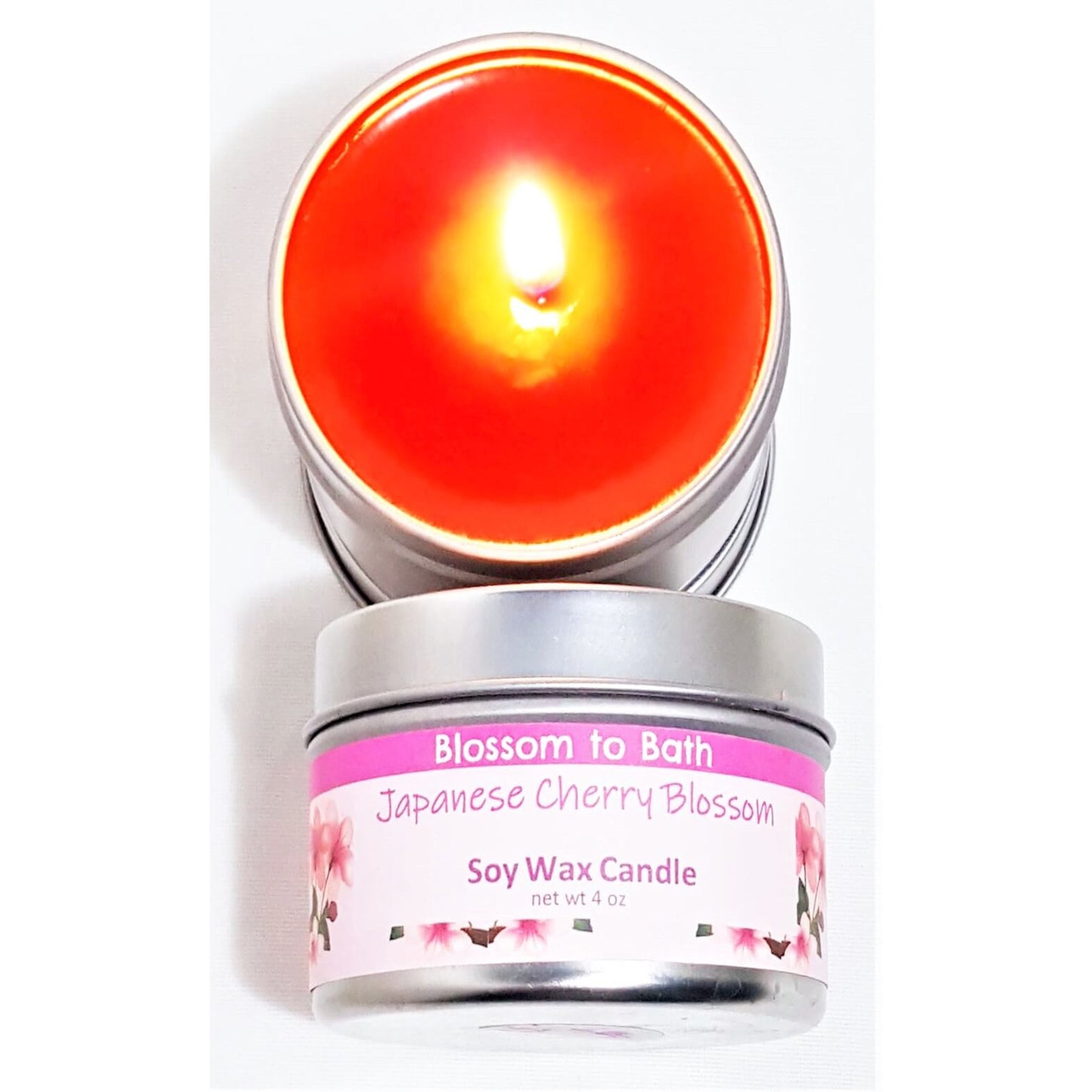 Buy Blossom to Bath Japanese Cherry Blossom Soy Wax Candle from Flowersong Soap Studio. Fill the air with a charming fragrance that lasts for hours A sophisticated and rich cherry blossom fragrance that is oriental and sensual.