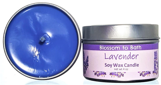 Buy Blossom to Bath Lavender Soy Wax Candle from Flowersong Soap Studio. Fill the air with a charming fragrance that lasts for hours Classic lavender scent that is relaxing and comforting.