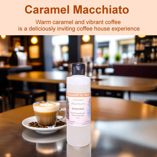 Caramel Macchiato Bubble Bath (8 ounce) - Phthalate Free Fragrance