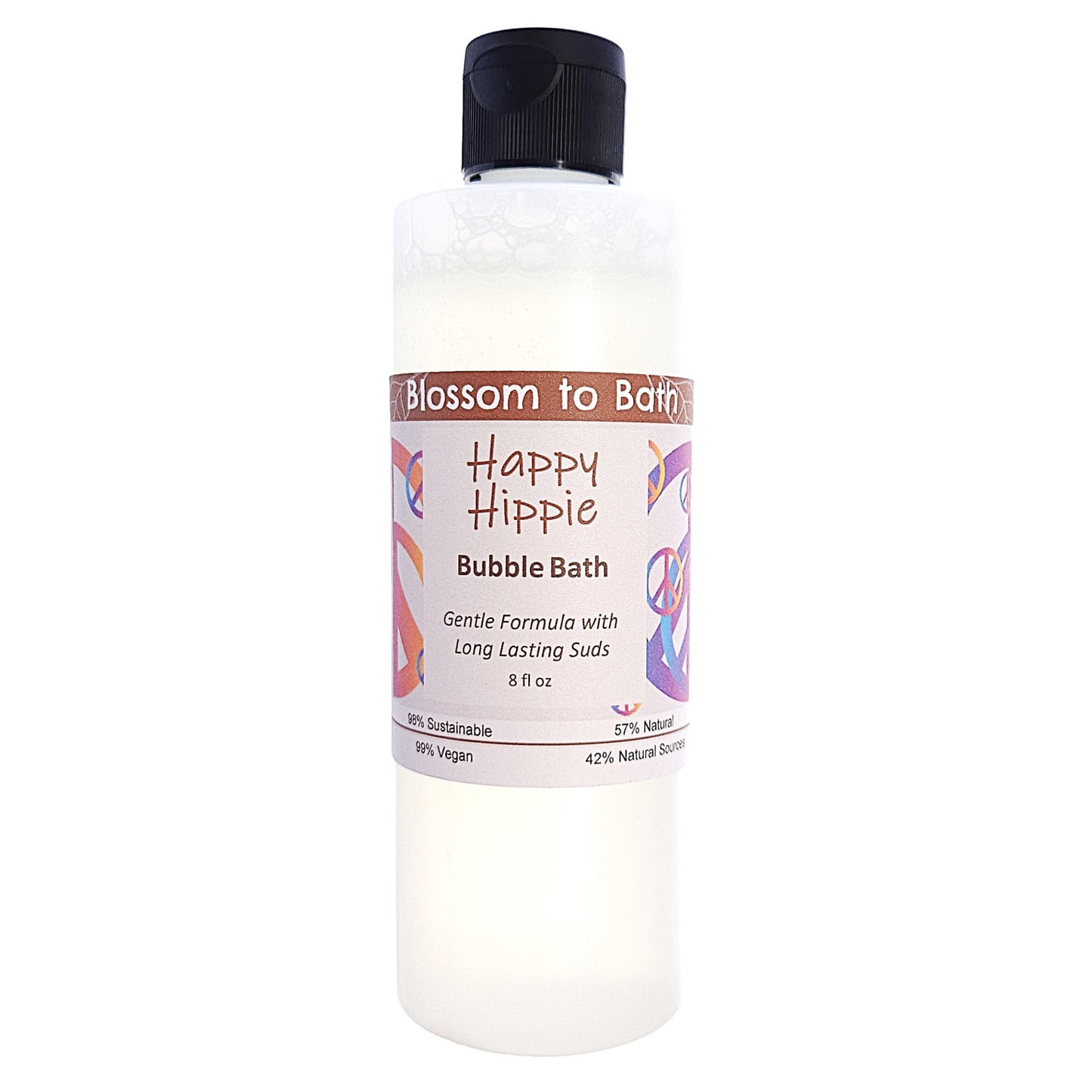 Happy Hippie Bubble Bath (8 ounce) - Pure Essential Oil Fragrance