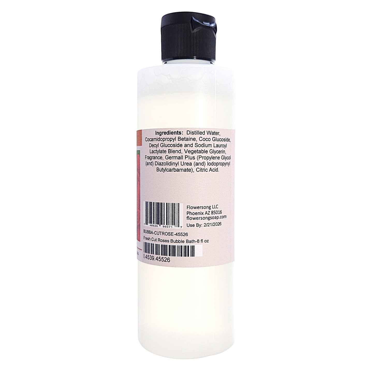 Fresh Cut Roses Bubble Bath (8 ounce) - Phthalate Free Fragrance