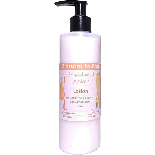 Sandalwood Amber Lotion (8 Ounce) - Phthalate Free Fragrance