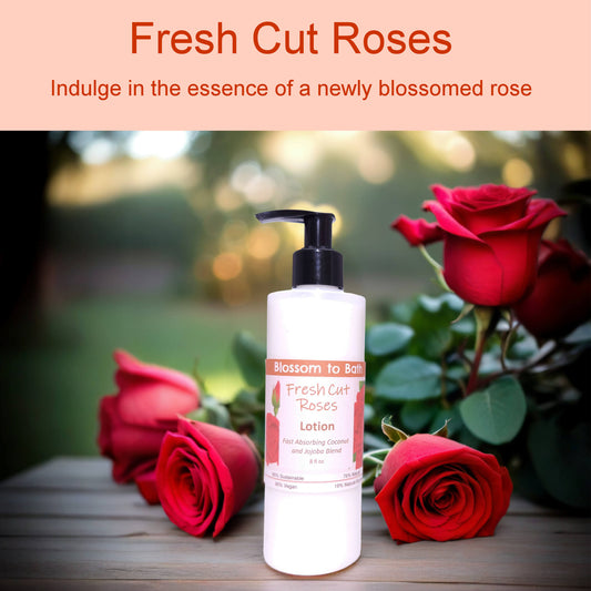 Fresh Cut Roses Lotion (8 Ounce) - Phthalate Free Fragrance